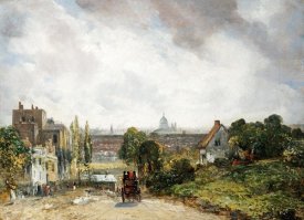 John Constable - View of The City of London