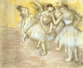 Edgar Degas - Five Dancers On Stage