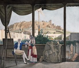 Louis Dupre - A View of The Acropolis