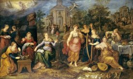 Frans Francken - The Parable of The Wise and Foolish Virgins