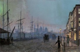 John Atkinson Grimshaw - Humber Dockside