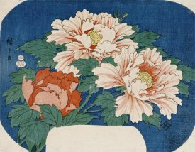 Hiroshige - Three Stems of Peonies