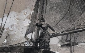 Winslow Homer - Yachting Girl