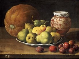 Luis Egidio Melendez - Pears On a Plate