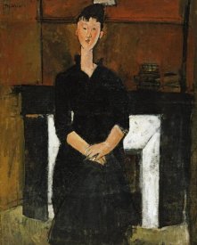 Amedeo Modigliani - Woman Sat By a Fireplace