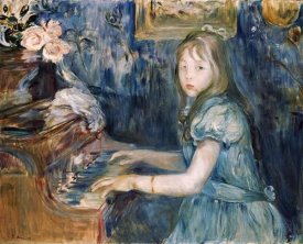 Berthe Morisot - Lucie Leon at The Piano