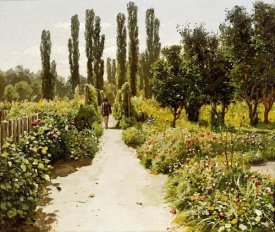 Vladimir Donatovich Orlovskii - View of a Garden