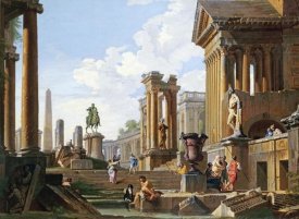 Giovanni Paolo Pannini - Capriccio of Classical Ruins