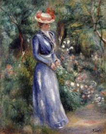 Pierre-Auguste Renoir - Woman In a Blue Dress