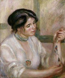 Pierre-Auguste Renoir - Woman With a Collar. Femme Au Collier