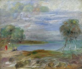 Pierre-Auguste Renoir - Two People at The Water's Edge