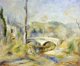 Pierre-Auguste Renoir - Landscape With Bridge