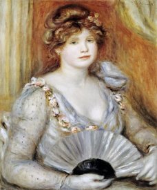 Pierre-Auguste Renoir - Woman With a Fan