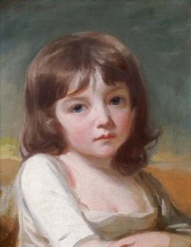 George Romney - Portrait of a Girl
