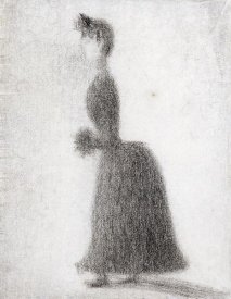 Georges Seurat - La Promeneuse Au Manchon