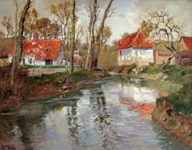 Frits Thaulow - The Dairy at Quimperle