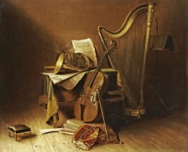 American School - Still Life With Musical Instruments