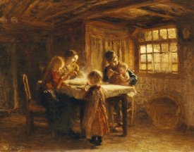 Bernardus Johannes Blommers - The Family Meal