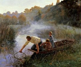 Pierre Andre Brouillet - The Fisherman's Family