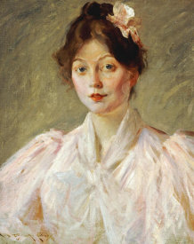 William Merritt Chase - Young Woman In Pink