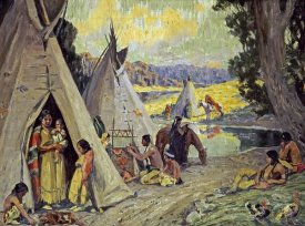 Eanger Irving Couse - Indian Camp