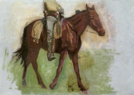 Thomas Eakins - Sketch For Cowboys In The Badlands