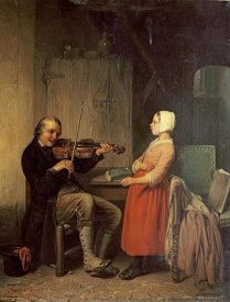 Napoleon Francois Ghesquiere - The Fiddler
