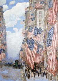Frederick Childe Hassam - The Fourth of July, 1916 (The Greatest Display of the American Flag Ever Seen in New York, Climax of the Preparedness Parade in May)