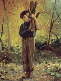 Winslow Homer - Boy Holding Logs