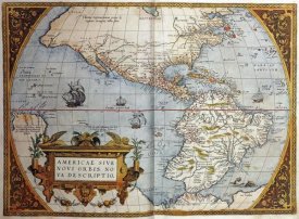 Abraham Ortelius - Map of America From Theatrum Orbis Terrarum