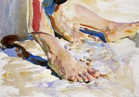 John Singer Sargent - Feet of an Arab, Tiberias