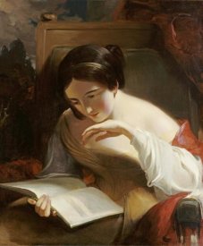 Thomas Sully - Portrait of a Girl Reading