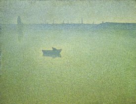 Charles Angrand - Seine at Dawn