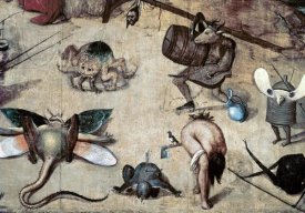 Hieronymus Bosch - Temptation of St. Anthony - Detail