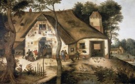 Pieter Bruegel the Younger - Auberge Saint-Michel