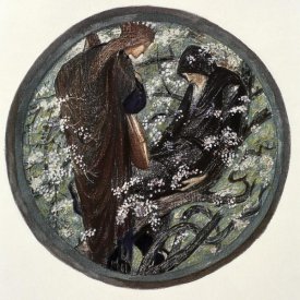 Sir Edward Burne-Jones - Witches Tree. Nimue Beguiling Merlin With Enchantment