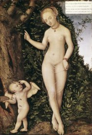 Lucas Cranach - Venus and Cupid With Bee Hive