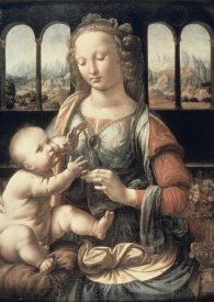Leonardo Da Vinci - Madonna of The Carnation