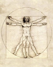 Leonardo Da Vinci - Proportions of the Human Figure (Vitruvian Man)
