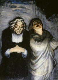 Honore Daumier - Comedy Stage