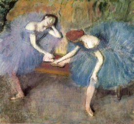 Edgar Degas - Two Dancers Resting, c. 1905-1910