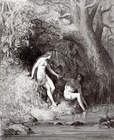 Gustave Dore - Adam & Eve In Paradise (from Milton's Paradise Lost)