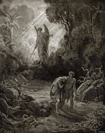 Gustave Doré - Adam and Eve - The Expulsion from the Garden (from Milton's 