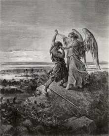 Gustave Doré - Jacob Wrestling with the Angel