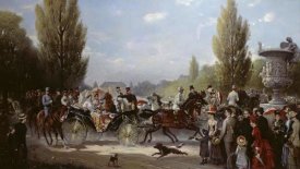 F. A. Elmar Eschwege - Frederich II and Victoria On The Way To Potstam