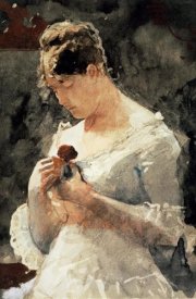 Winslow Homer - Woman with a Rose