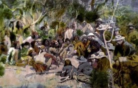 William F. Kline - Crook's Conference With Geronimo