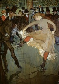 Henri Toulouse-Lautrec - Dance at the Moulin Rouge (Detail)