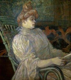 Henri Toulouse-Lautrec - Woman Reading (Femme Lisant)