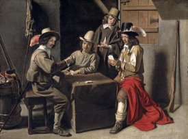 Louis Le Nain - Soldiers Playing Cards
